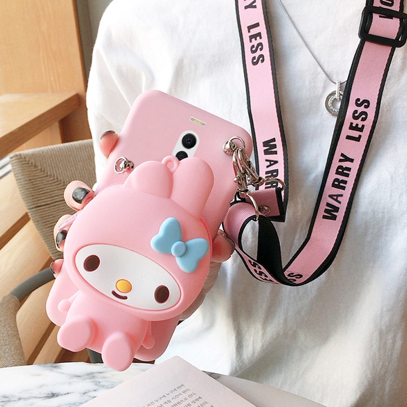 Wallet Melody Cinnamoroll huawei p10 p20lite p30 pro nova3e 4e mate10 20 30 phone strap