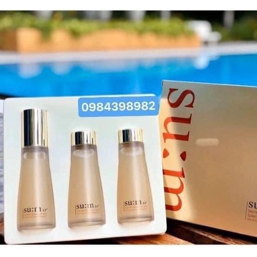 [MỚI-HỘP SẮT] Set Xịt Khoáng Nước Thần Su:m37 Secret Essence Mist 60ml (TẶNG 2 CHAI SƠ CUA 60ML/CHAI)