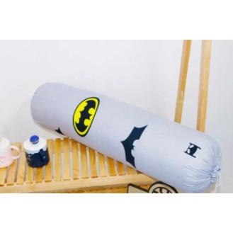 Vỏ Gối Ôm Cotton poly siêu kute 35x100cm-mẫu chó ghi