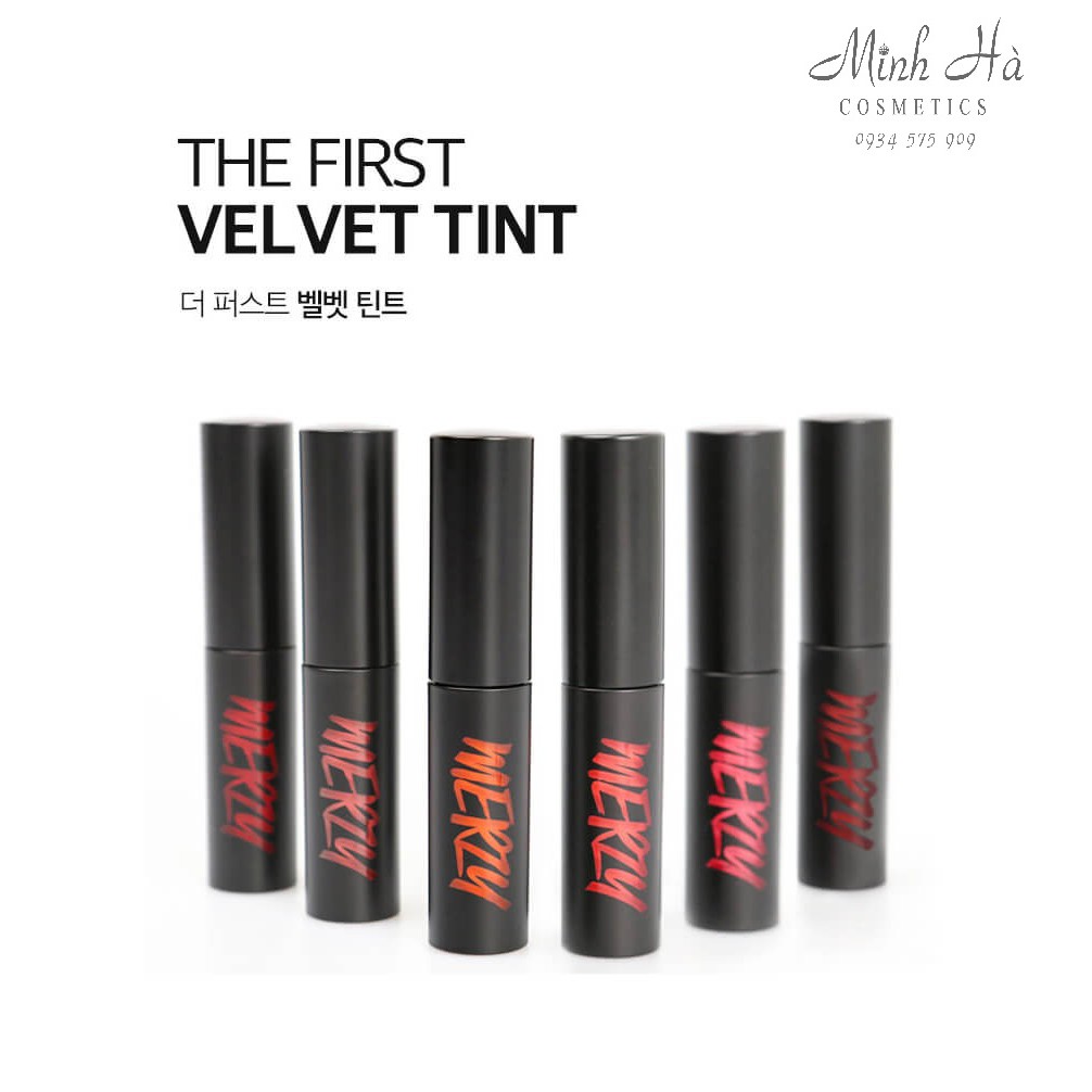 Son kem lì Merzy Another Me The First Velvet Tint - mỹ phẩm MINH HÀ cosmetics | Thế Giới Skin Care