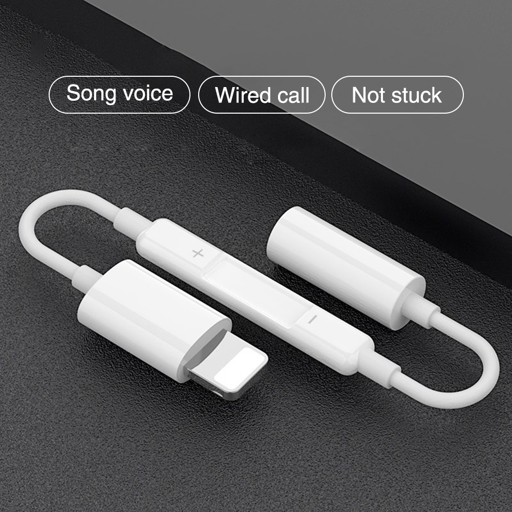 Đầu chuyển đổi kết nối tai nghe và Micro chất lượng cao cho IPX 7 8 Plus