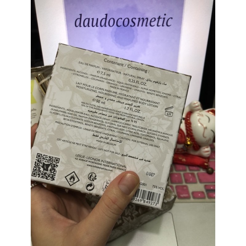 [ set mini ] Set Nước hoa Lolita Lempicka EDP 7.5ml + Body Lotion 50ml | Thế Giới Skin Care