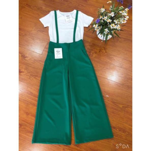 [Hàng mới về] set đồ nữ yếm ống rộng kèm áo dễ thương | BigBuy360 - bigbuy360.vn