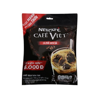 Cà phê đen đá nescafe cafe việt gói nhỏ 16g