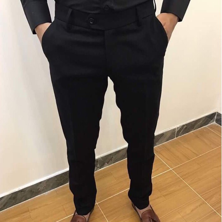 Quần âu nam vải co giãn cao cấp không nhăn | BigBuy360 - bigbuy360.vn