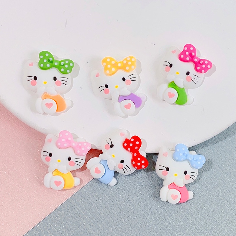 crocs Sticker shoes sticker for cross sandalsMiếng Dán Trang Trí Khóa Giày Dép crocs Hình hello kitty Dễ Thương diy