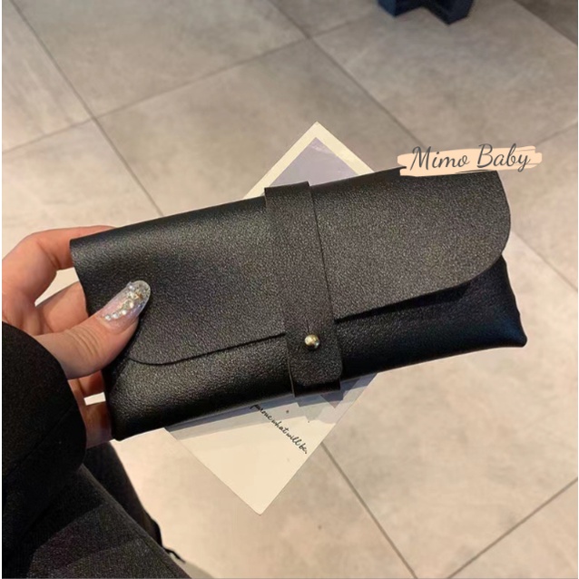 Bao da đựng kính cao cấp, hộp đựng mắt kính thời trang Mimo Baby