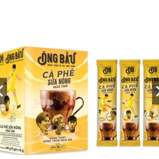 Cà phê sữa đá ông bầu hộp vàng 240g, thơm ngon thượng hạng