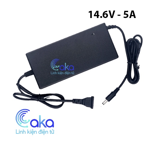 Sạc 4S 14.6V 5A Có Quạt tản nhiệt, Bộ Sạc Pin Sắt LiFePO4