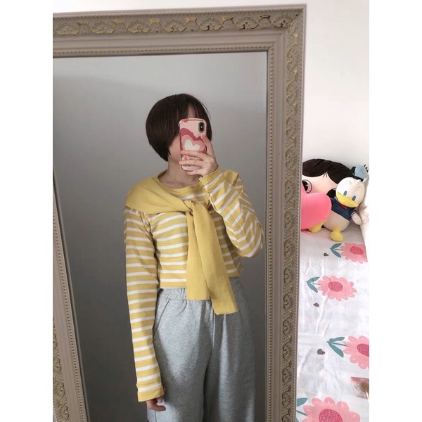 Áo len thuỷ thủ kẻ ngang xinh xắn dễ thương đáng yêu