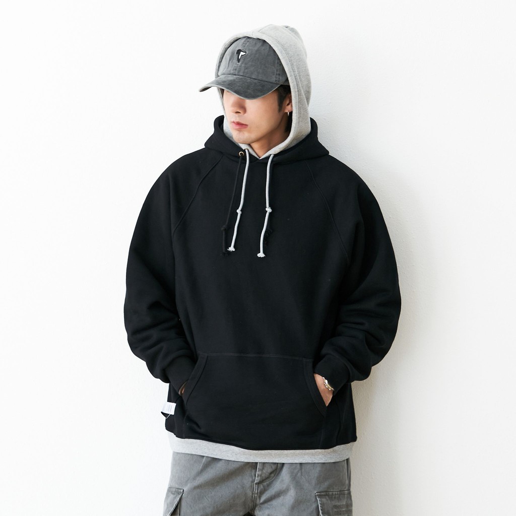 Áo Hoodie 2 Mũ - Rew2021 - Áo Khoác Nam Nữ Unisex Ulzzang Hàn Quốc - Vải Nỉ Bông Form Rộng Không Xù Lông - Đẹp Độc Lạ