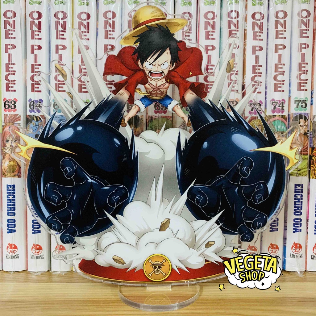 Mô Hình Tượng Standee Acrylic Mica 2 mặt - One Piece - Luffy Gear 1 2 3 4 Râu trắng Edward Newgate Ace Sabo Ivankov