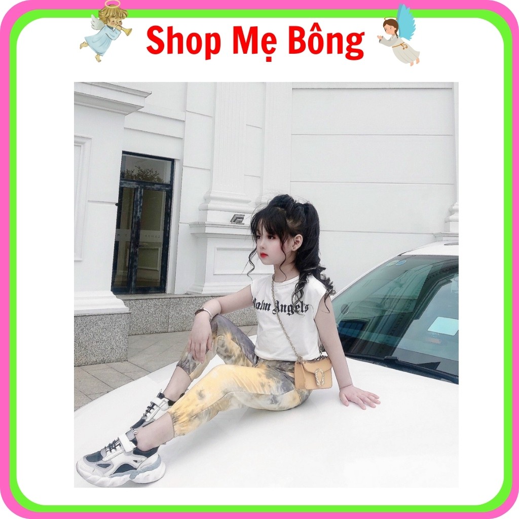 Bộ Cotton Mùa Hè Loang Bé Gái BG2306 - Shop Mẹ Bông 92