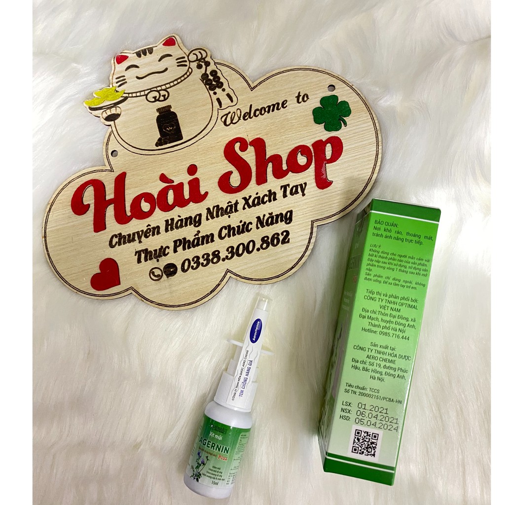 Xịt mũi AGERNIN Plus chai 15ml