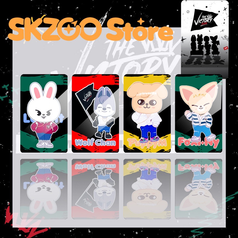 Bộ Sưu Tập Thẻ Hình Nhóm Nhạc Kpop Stray Kids SKZOO Độc Đáo