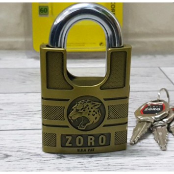 Ổ khóa chống cắt ZORO version CC6 chính hãng - Ổ khóa cửa thép chống gỉ loại cực bền