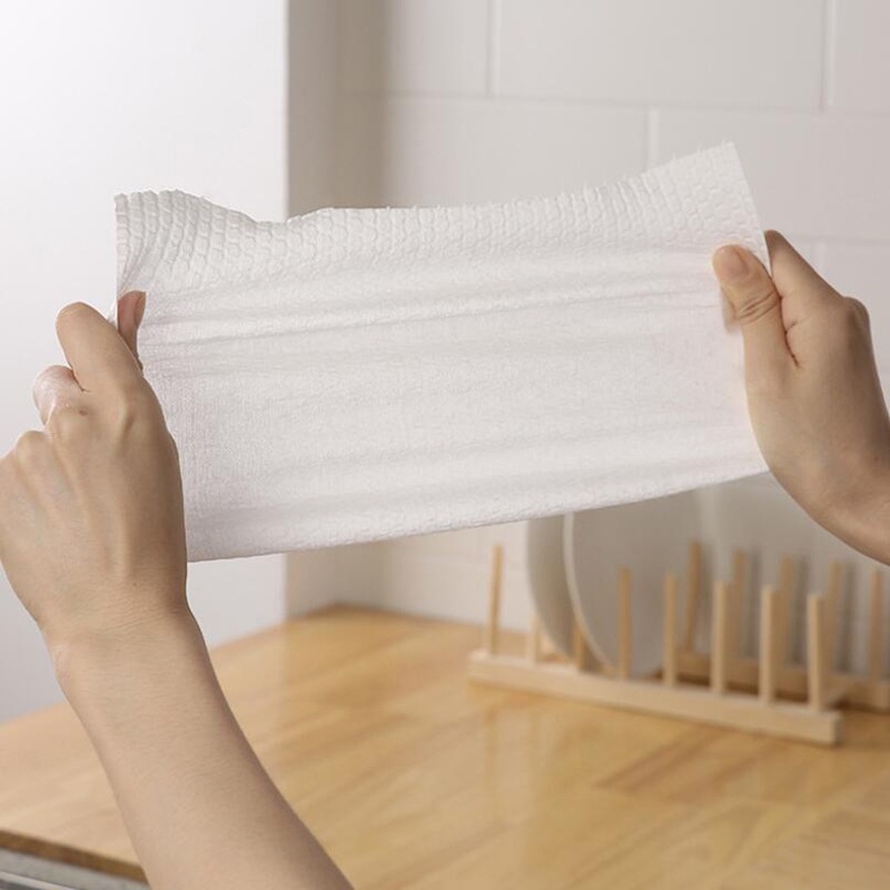 50 Khăn vải thấm nước và dầu tốt sử dụng ướt và khô dùng một lần tiện lợi cho nhà bếp