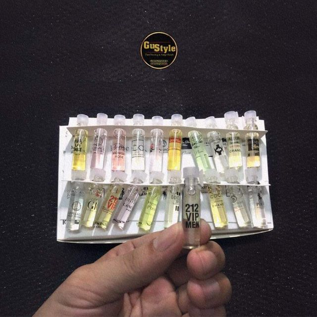 Bộ nước hoa test 2ml ×20 ống