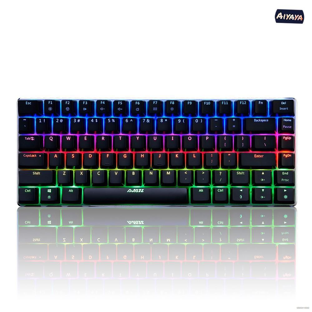 □Bàn phím cơ chơi game chuyên dụng T&T AJAZZ AK33 tích hợp đèn LED đặc sắc