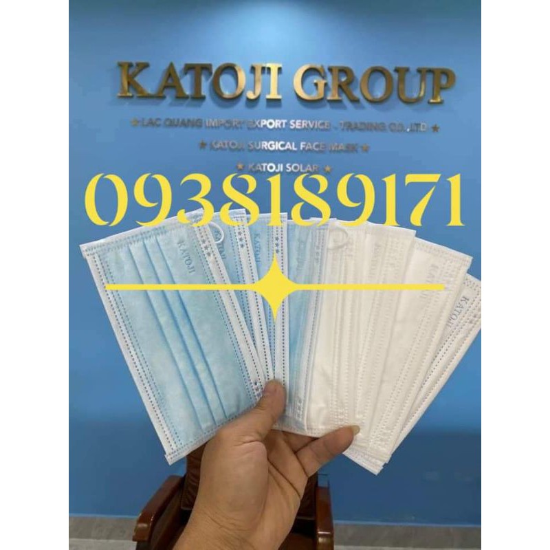 khẩu trang y tế katoji care kháng khuẩn (1 hộp 50 cái) | BigBuy360 - bigbuy360.vn