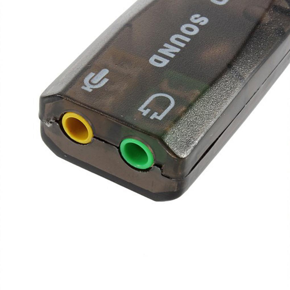 Thẻ Âm Thanh Bên Ngoài USB 2 0 Virtual 5 1 Kênh 3D