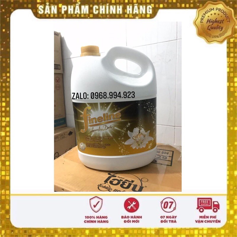 Nước giặt xả Thái Lan Fineline Laundry Detergent Thái Lan 3000ml màu vàng