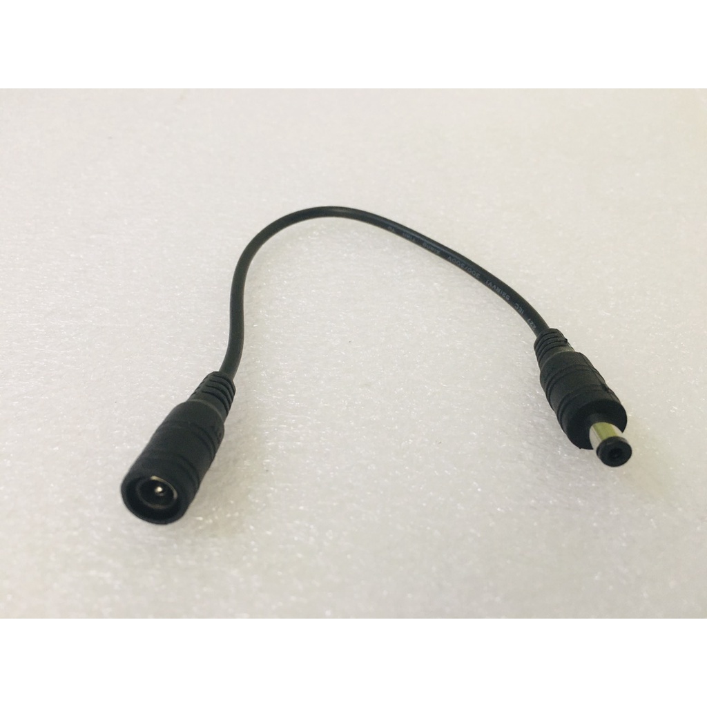 Dây nguồn DC 2 đầu đực, cái, chân 5.5x2.1mm