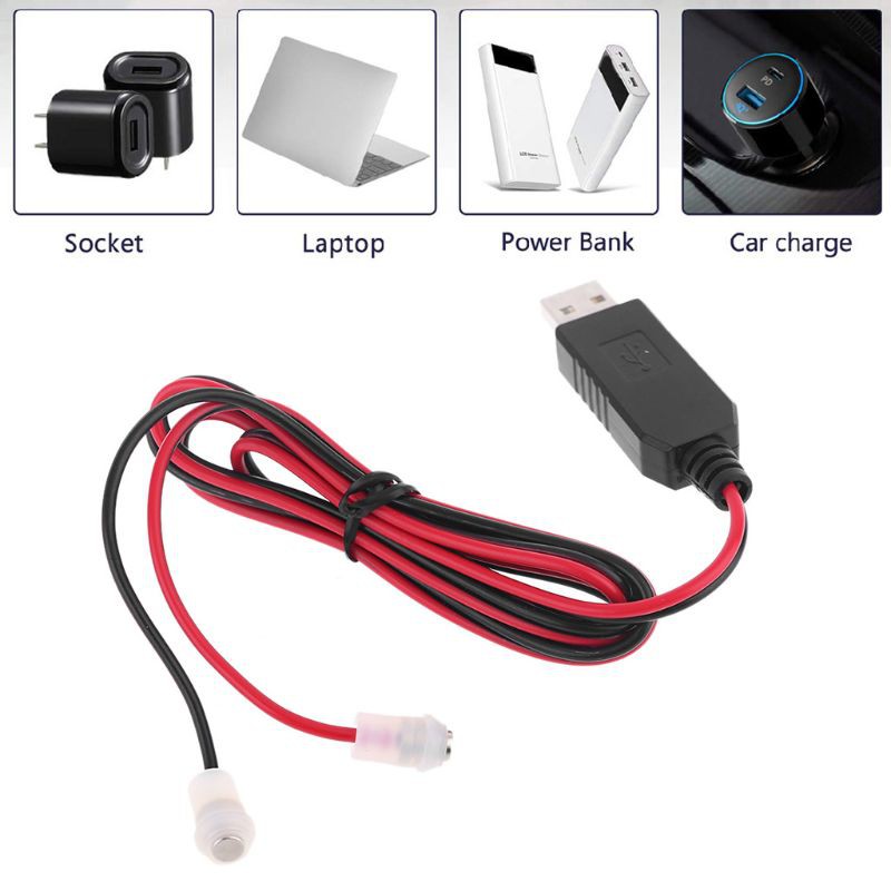 POWER Dây Cáp Nguồn 3.7v 18650 26650 5v Chuyển Đổi Usb Sang 4.2v