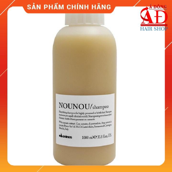 DẦU GỘI DAVINES NOUNOU CHO TÓC KHÔ HƯ TỔN DO HOÁ CHẤT 1000ML
