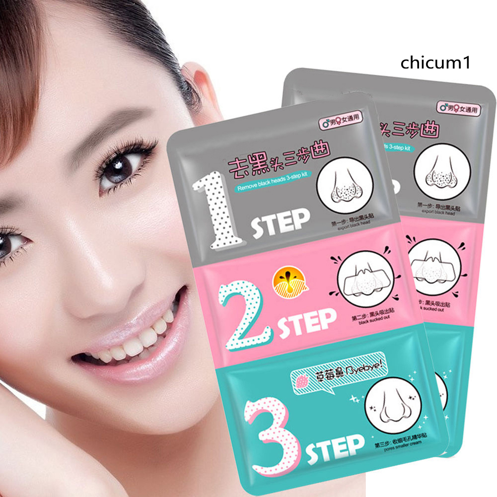 Bộ mặt nạ lột mụn đầu đen làm sạch lỗ chân lông hiệu quả