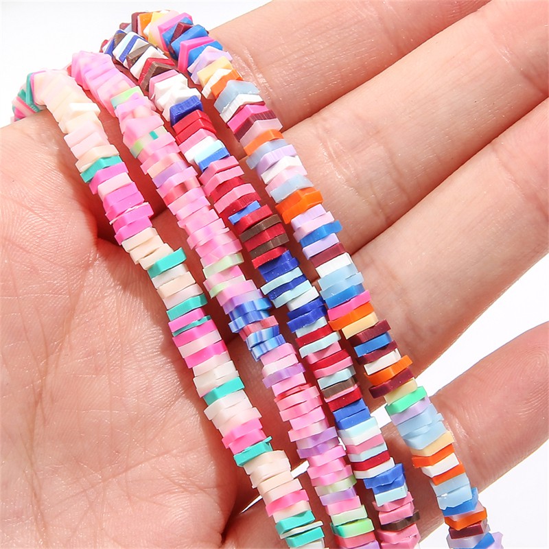 Túi hạt sứ BEADIA mềm hình vuông dùng làm trang sức DIY chuyên dụng