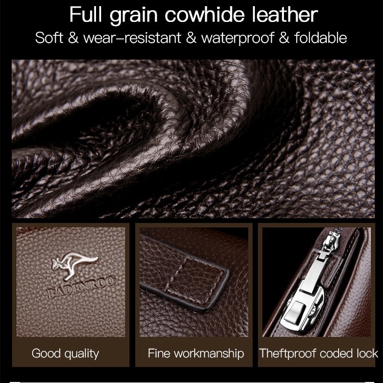 Ví Da Mềm Có Khóa Mã Số Dành Cho Nam