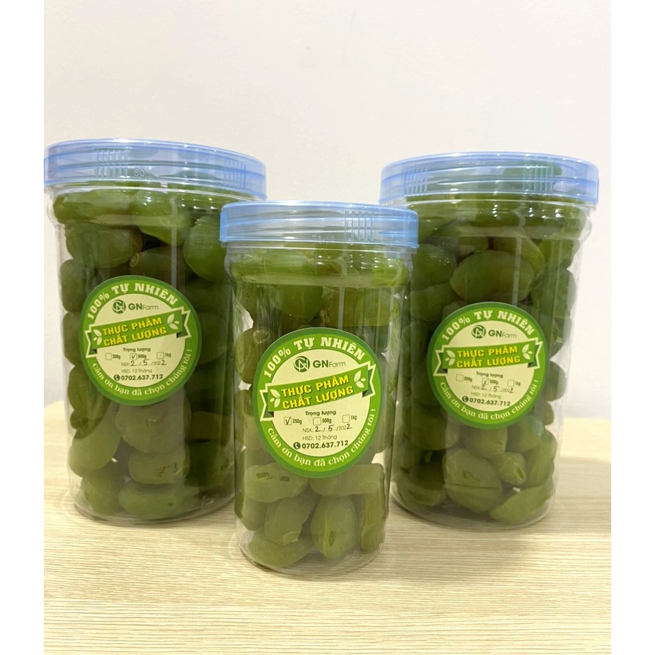 Ô Mai Đào Xanh Chua Ngọt Mứt Đào Xanh Giòn Ngon