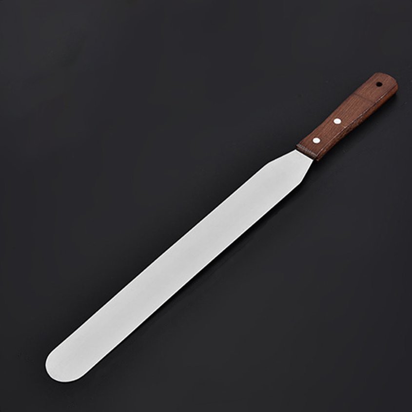 4/8 inches Dao Phết Kem Bơ Làm Láng Bánh Bằng Thép Không Gỉ Và Chà Láng Bánh Kem Gấp Khúc Sạn nấu bánh kem hình dao phết bơ gỉ kích