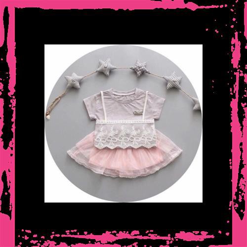 [ĐẢM BẢO CHẤT LƯỢNG] Set váy cho bé dễ thương