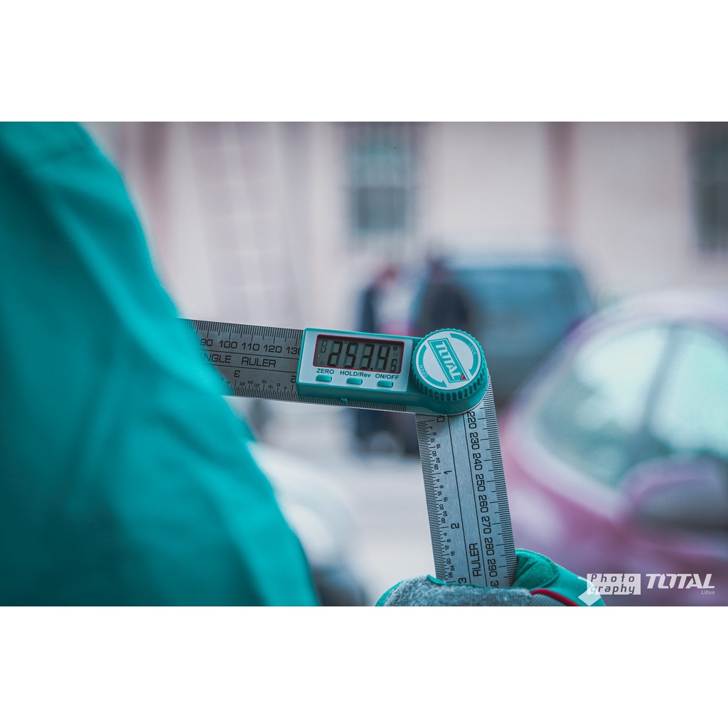 Thước đo góc kỹ thuật số Total TMT333601 - chuyển đổi hệ mét - inch linh hoạt