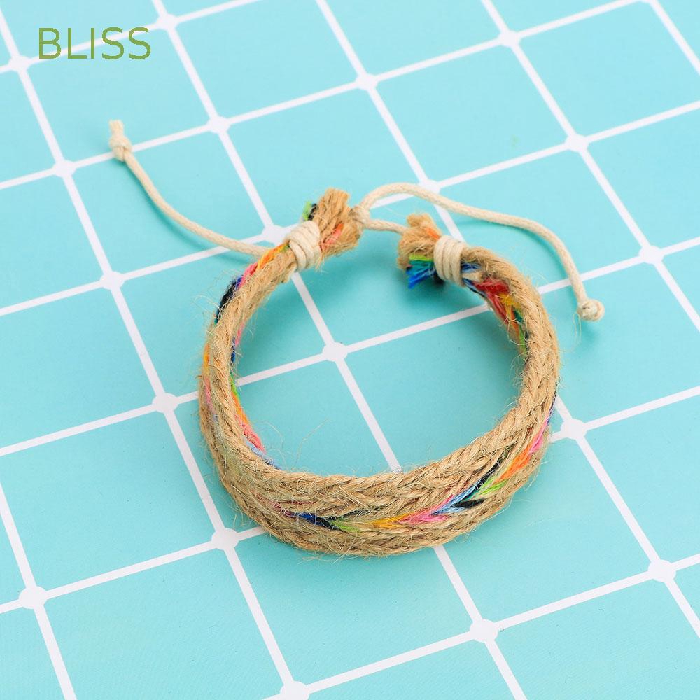 Vòng tay dây tết bằng cotton nhiều màu sắc