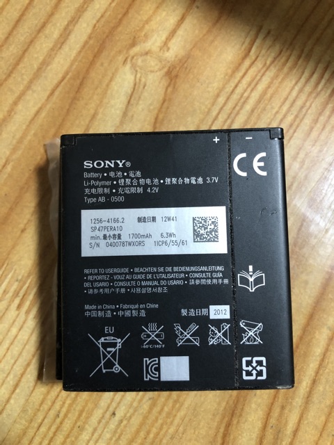 PIN SONY BA900 ST26I LT29I XPERIA J
