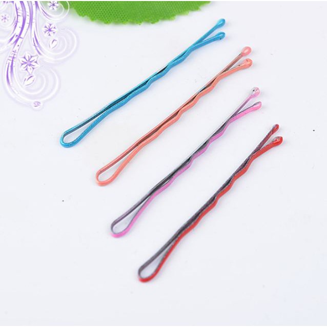 Set 12 ghim tóc nhiều mầu  Clovershop68