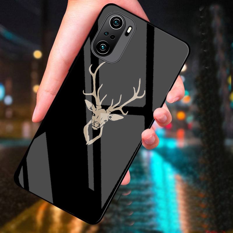 Ốp Lưng Xiaomi Poco F3 / Redmi K40 / K40 Pro, K40 Gaming mặt kính cường lực cao cấp thiết kế riêng
