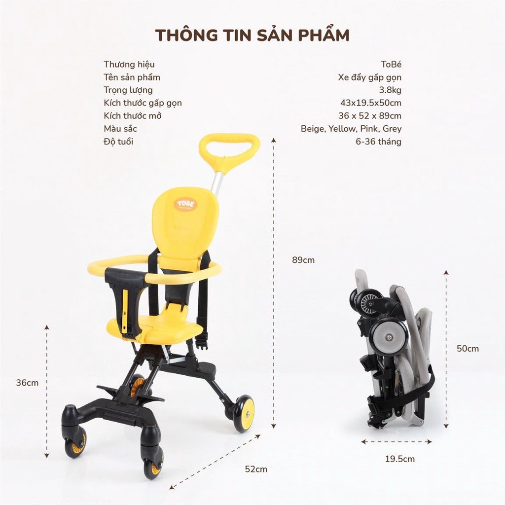 XE ĐẨY GẤP GỌN OLWEN