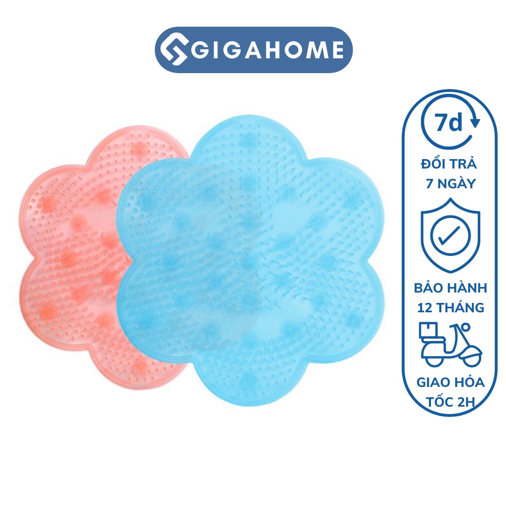 Thảm Nhà Tắm Có Gai Massage Bàn Chân, Chà Lưng GIGAHOME Hít Tường Chắc Chắn 9115