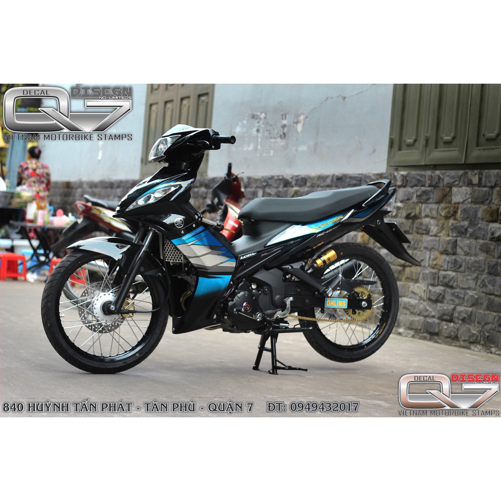 TEM RỜI EXCITER 2010 XANH ĐEN