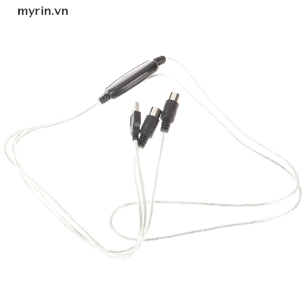 Dây Cáp Chuyển Đổi Cổng USB Sang Cổng MIDI Cho Bàn Phím Âm Nhạc Máy Tính