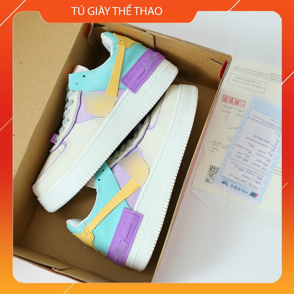 [Mã FAGREEN245 giảm tới 30K đơn 99K] Giày Nam Nữ Thể Thao AF1 Show 7 màu Phối Nhiều Màu nổi bật.