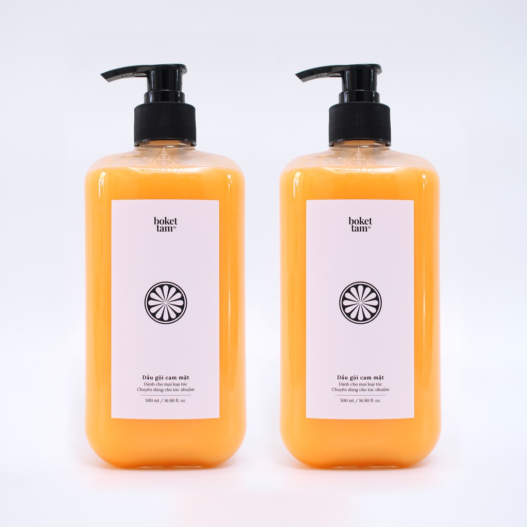 Combo 2 Dầu gội cam mật Handmade 500ml