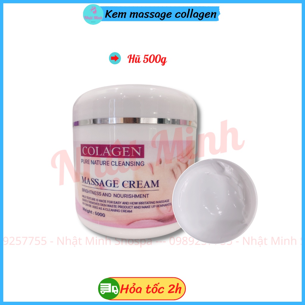 Kem massage 500g, Kem massage Collagen