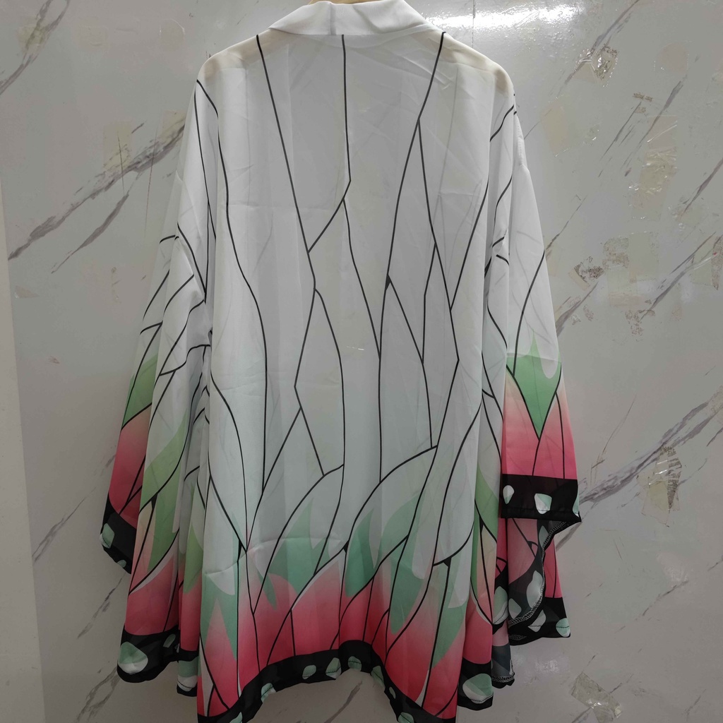 Bộ Đồ Bơi Phong Cách Kimono In Họa Tiết Hoạt Hình Demon Slayer Kochou Shinobu