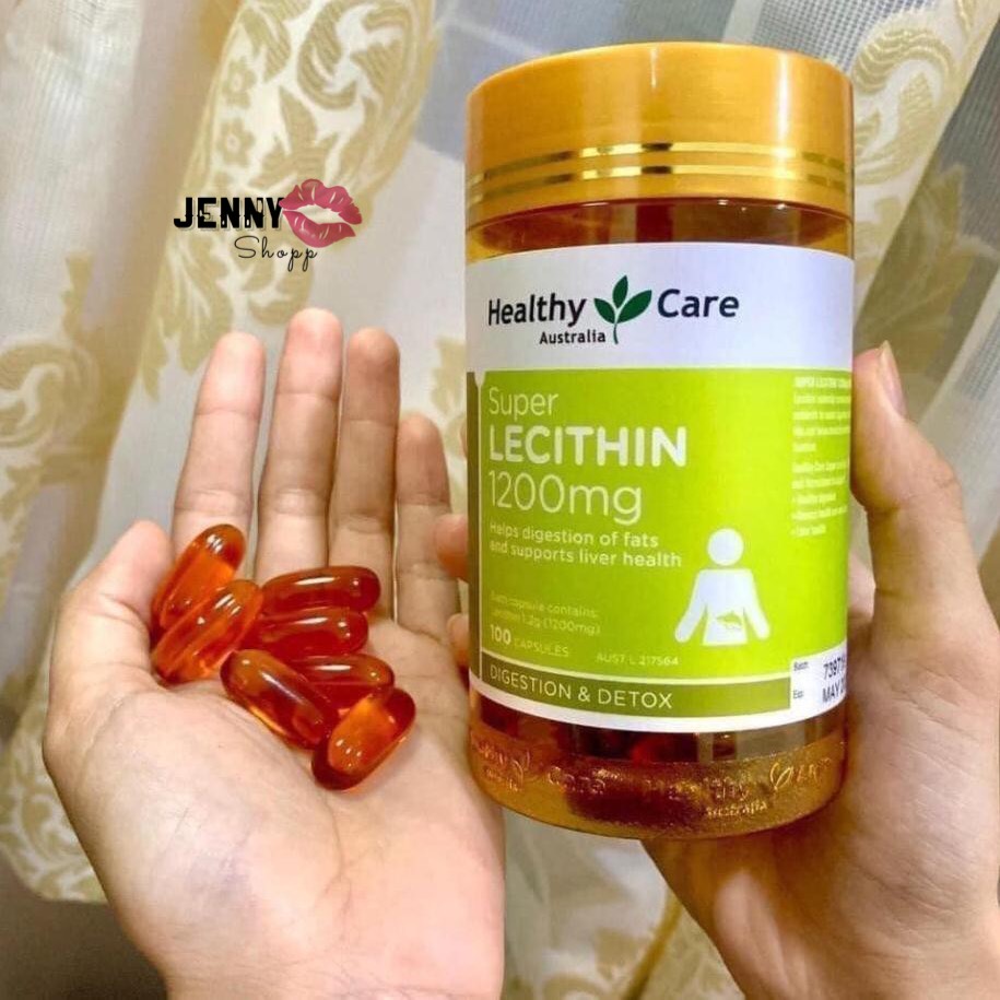 Mầm Đậu Nành Healthy Care Super Lecithin 1200mg 100 Viên