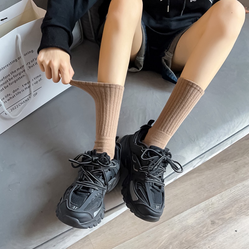 Đôi vớ WAFNHA D491 bằng cotton thoáng khí nhiều màu xinh xắn